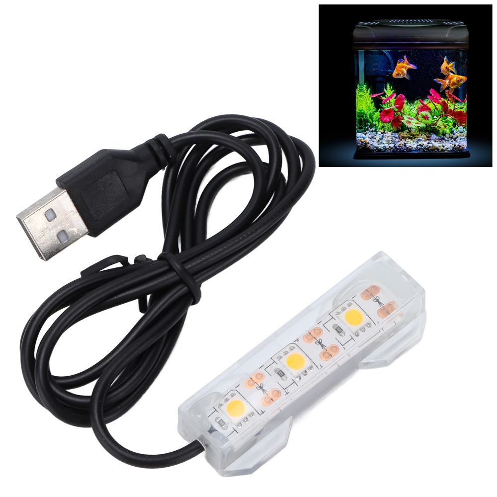 Aquarium Marine Light - Decoratieve verlichting USB Aquariumlicht Veelkleurig Plastic