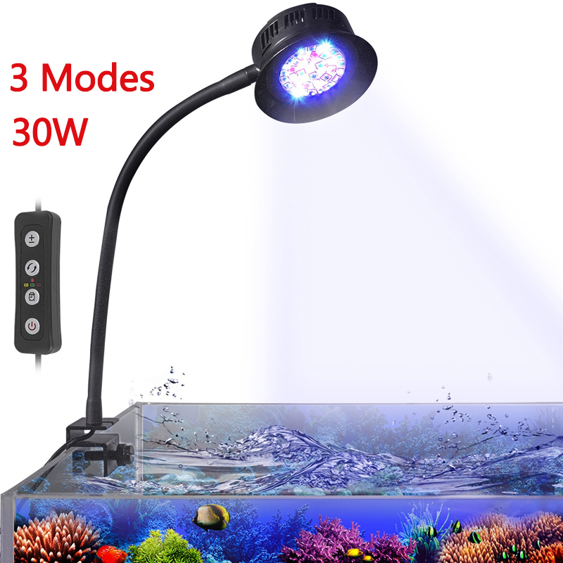 Marine Aquarium Led Lights - Aquarium LED-riflicht Zeewater Aquariumlicht 30W Dimbare