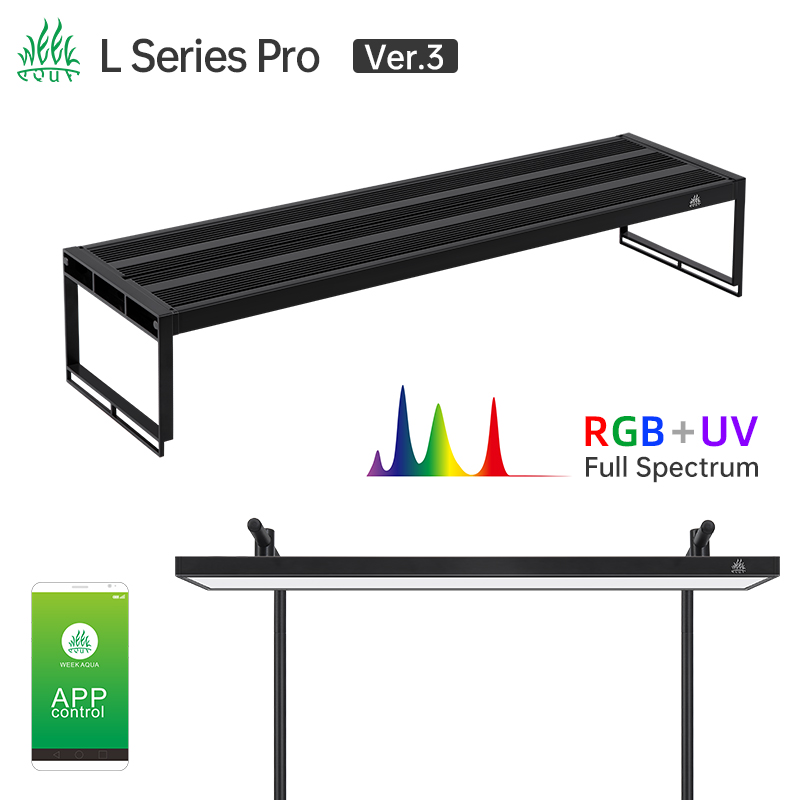 Aquarium Marine Light - WEEK AQUA L-serie APP-bediening Dimmer en