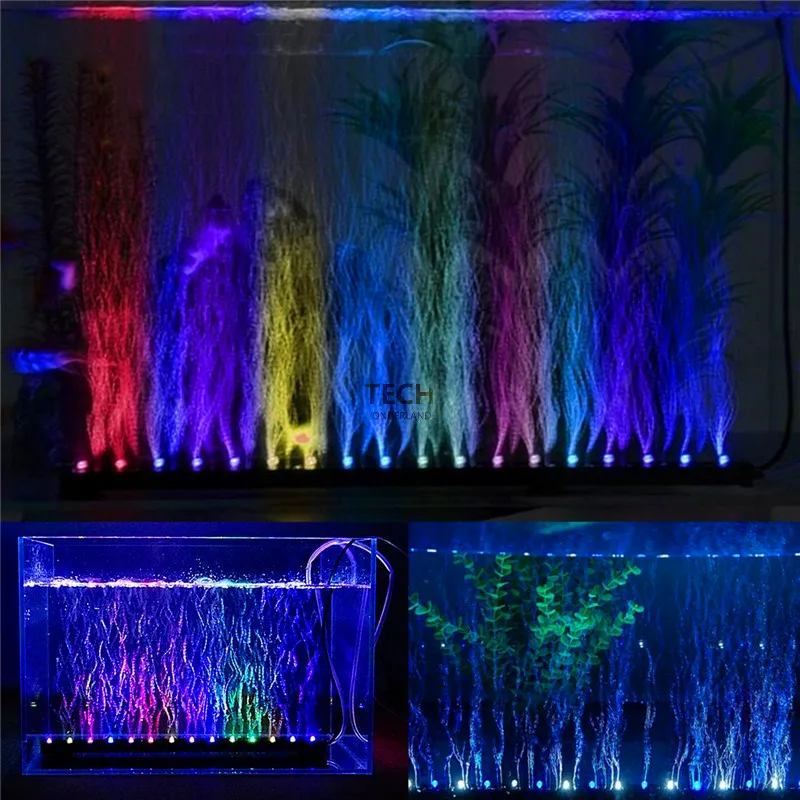 Aquarium Marine Light - Aquarium Aquarium Onderwater Dompelpompen Luchtbel Kleur