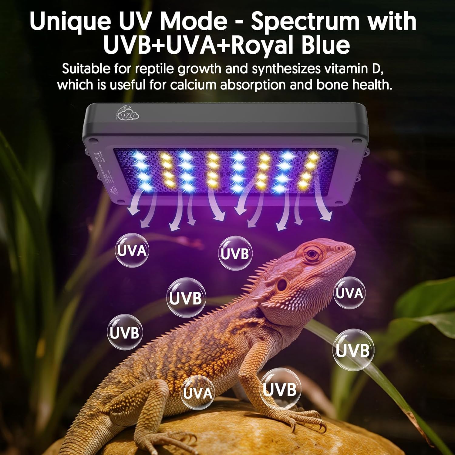 24W LED UVA UVB-reptiellamp me - Marine Aquarium Led Lights recensie en prijs