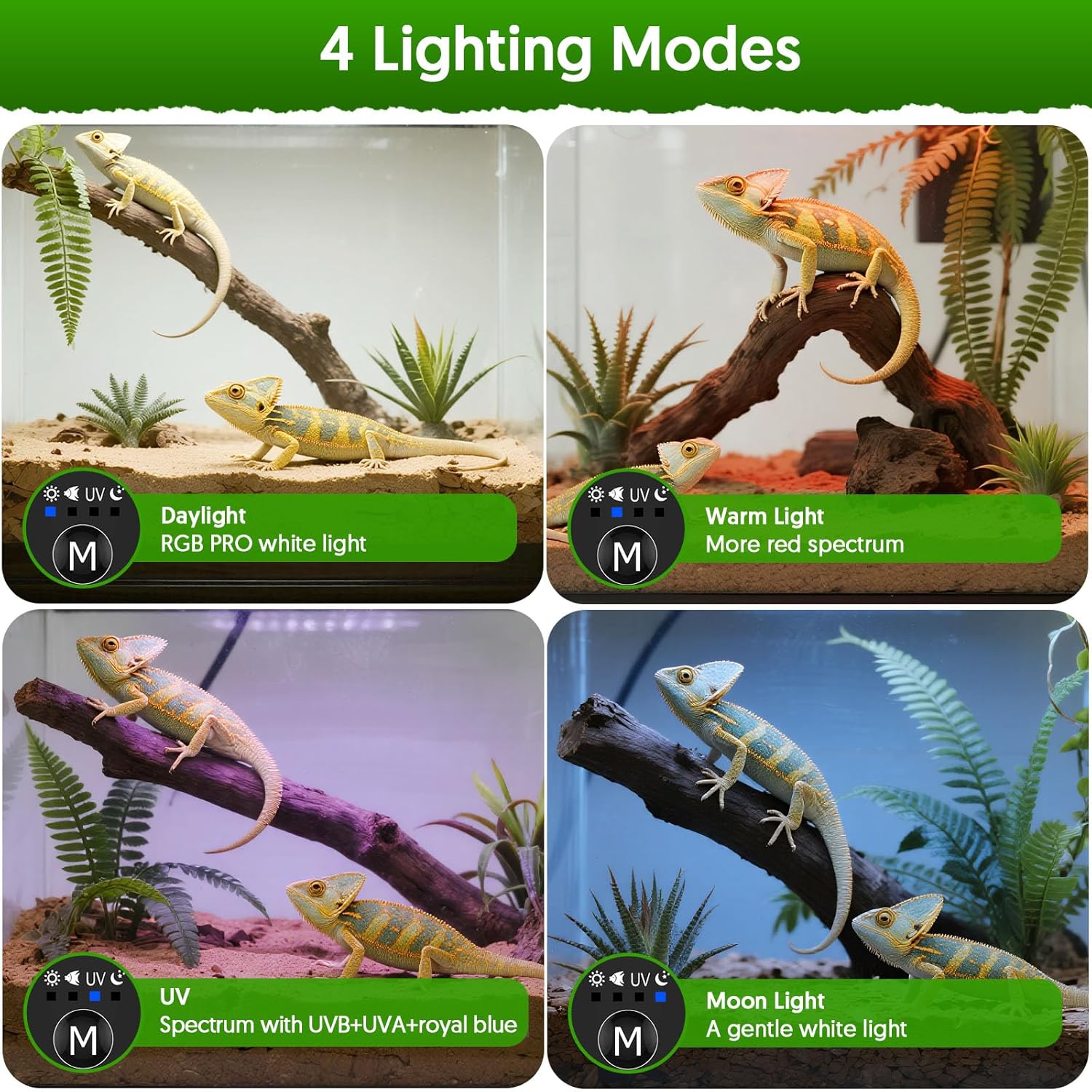 24W LED UVA UVB-reptiellamp me - Marine Aquarium Led Lights recensie en prijs