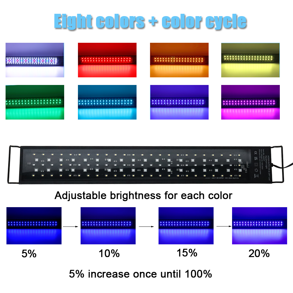30-60cm Visbak 24/7 Volspectru - Aquarium Marine Light recensie en prijs